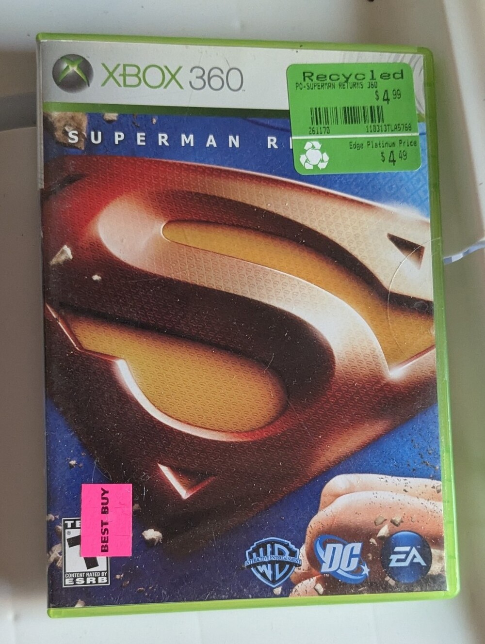 Xbox 360 Superman Returns Video Game